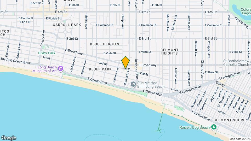 3218 E 2nd St, Unit 3218 Upper Mapa y Detalles de la Ubicación