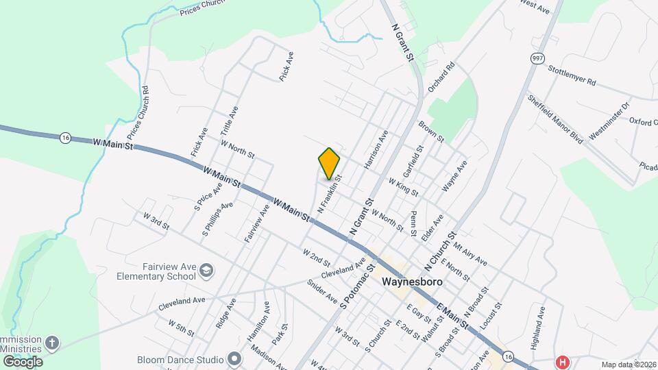 305 W North St Map and Location Details