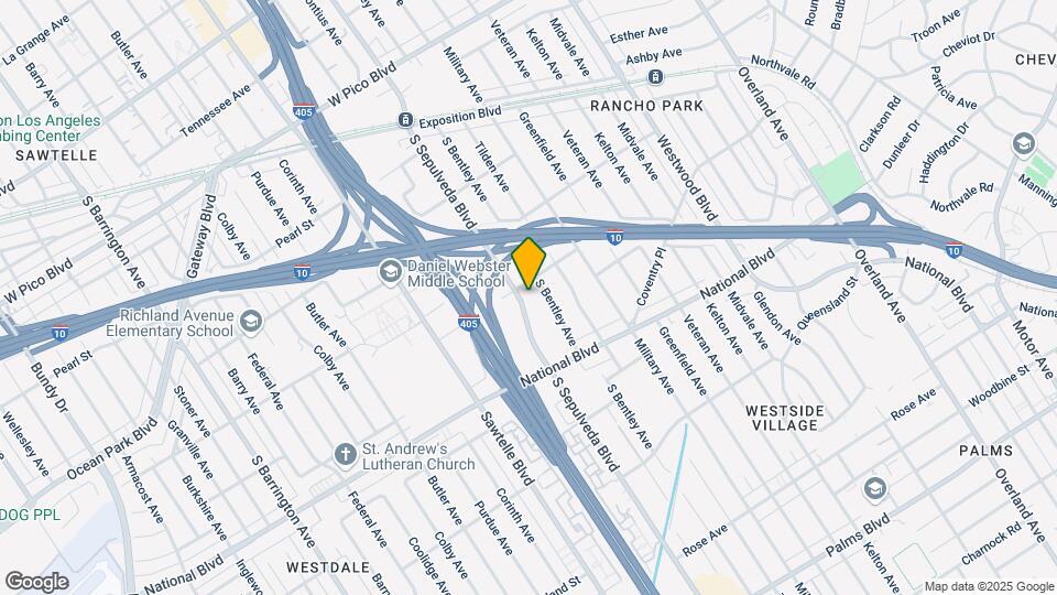 2814 1/2-2630 1/2 S Sepulveda Blvd Mapa y Detalles de la Ubicación