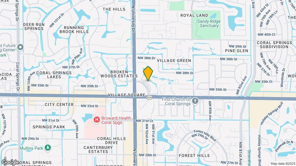 3535 Brokenwoods Dr Map and Location Details