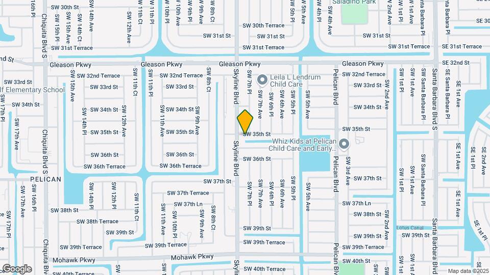 722 SW 35th St Map and Location Details