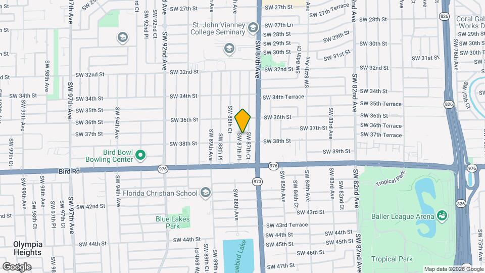 3731 SW 87th Pl Map and Location Details