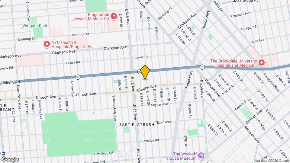 332 E 52nd St Map and Location Details