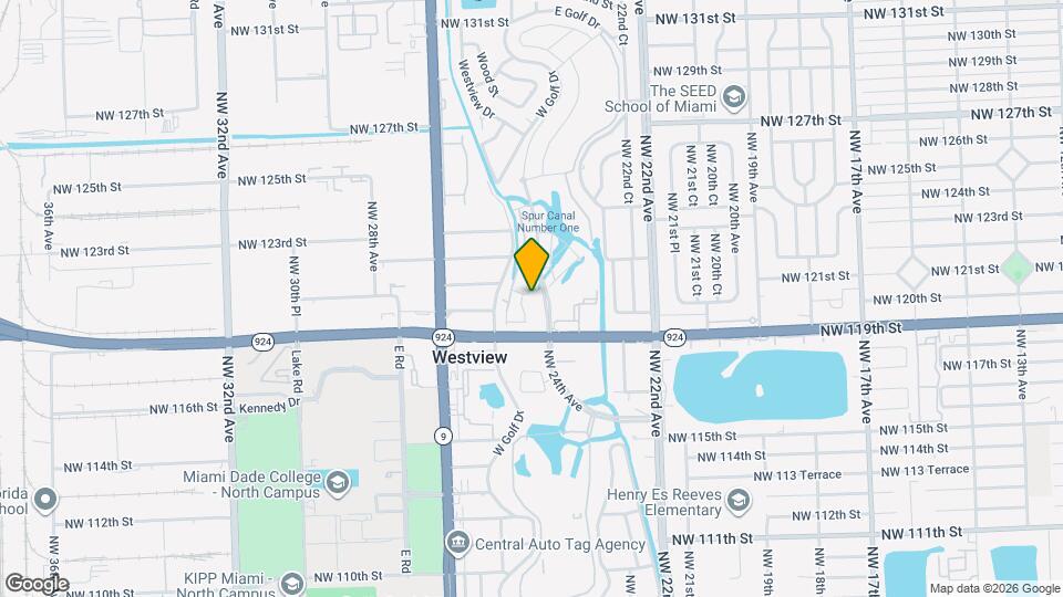 12075 NW 24th Ct Map and Location Details