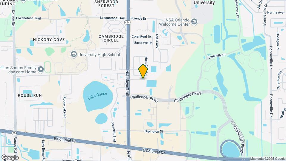 2537 N Alafaya Trail Map and Location Details
