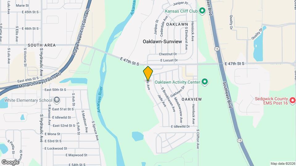 4922 Cedardale Ave Map and Location Details