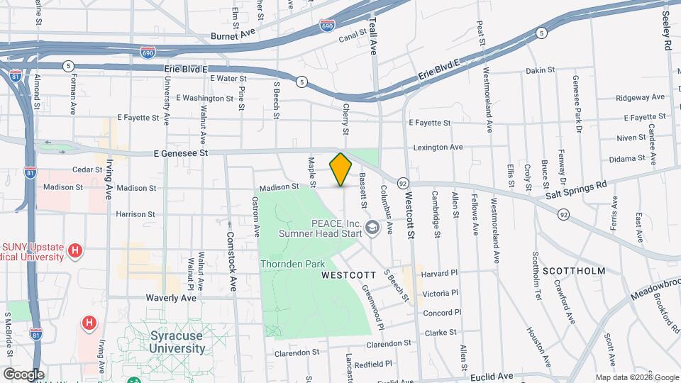 1326 Madison St Map and Location Details