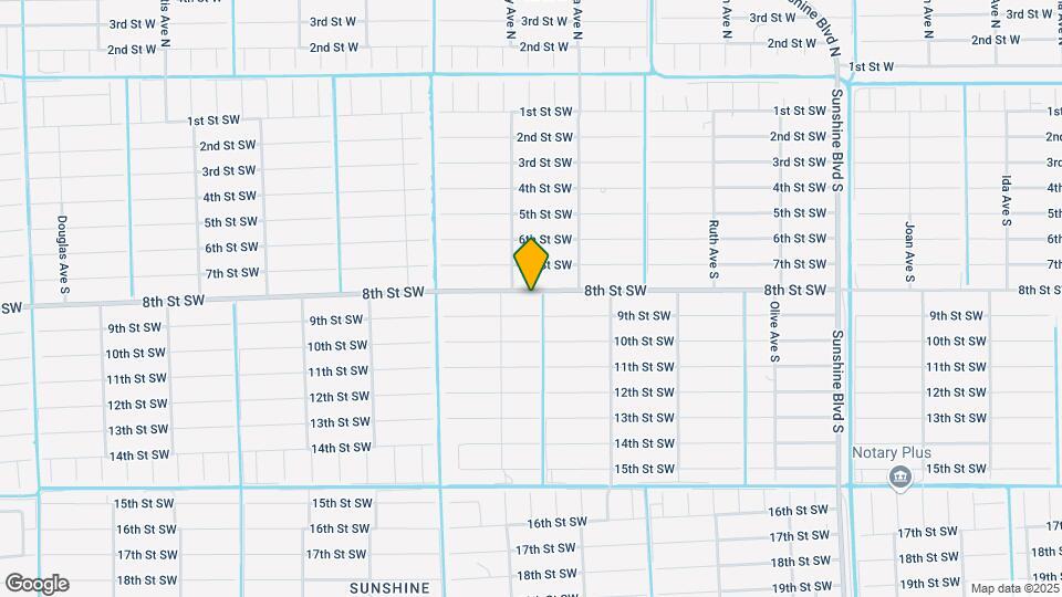 3505 8th St SW Map and Location Details