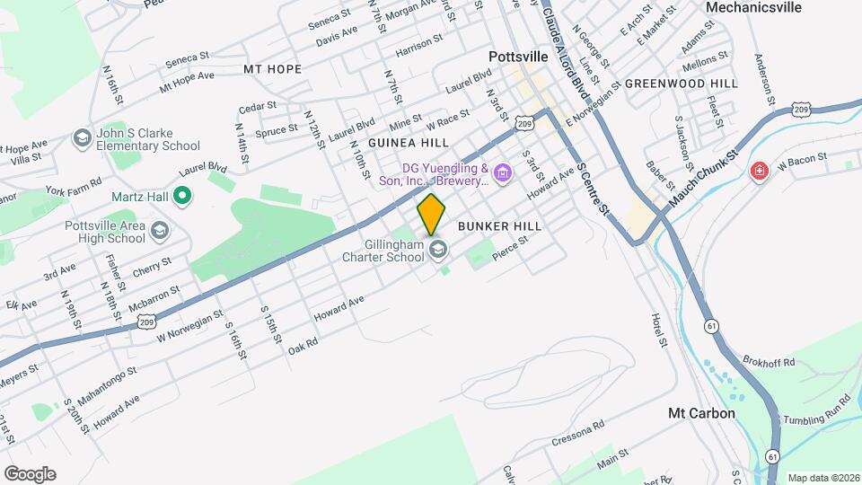 909 Mahantongo St Map and Location Details