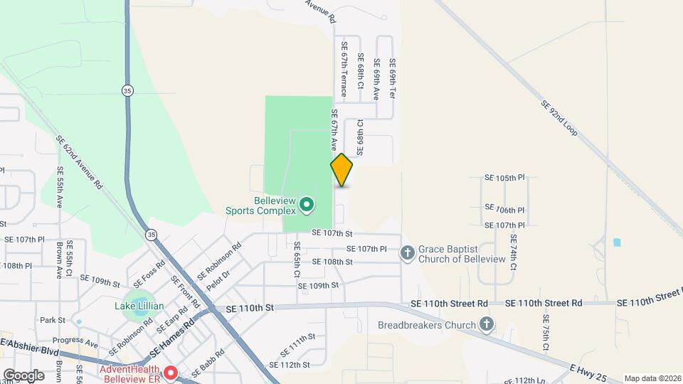 6744 SE 106th St Map and Location Details