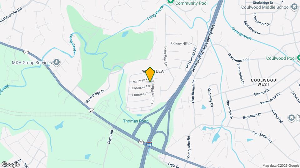 406 Knothole Ln Map and Location Details