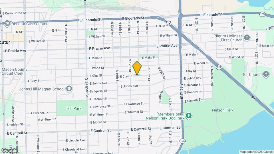 1753 E Clay St Map and Location Details