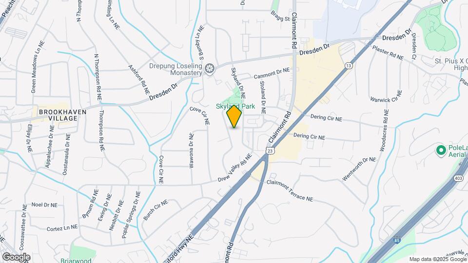 2515 Skyland Trail NE Map and Location Details