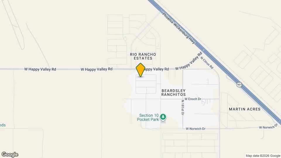 18442 W Faye Way Map and Location Details