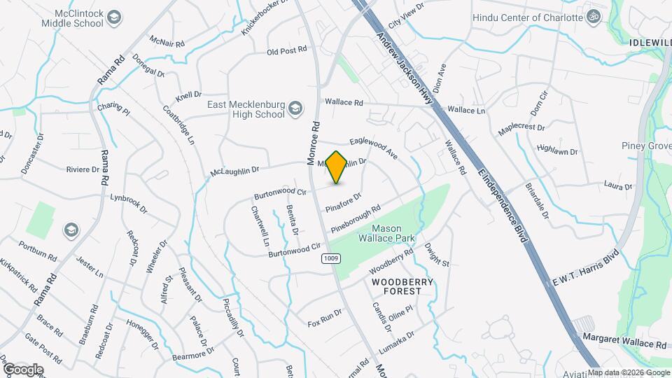 911 Burtonwood Cir Map and Location Details