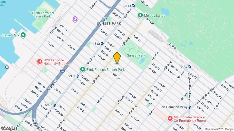 540 46th St, Unit Room2 Map and Location Details