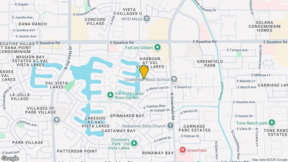 1321 N Palmsprings Dr Mapa y Detalles de la Ubicación