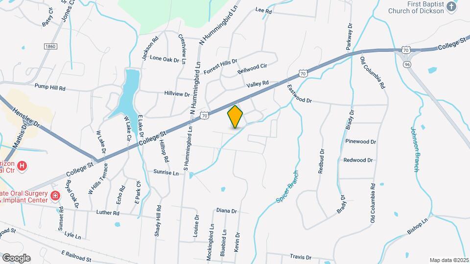 211 E Quail Hollow Way Map and Location Details