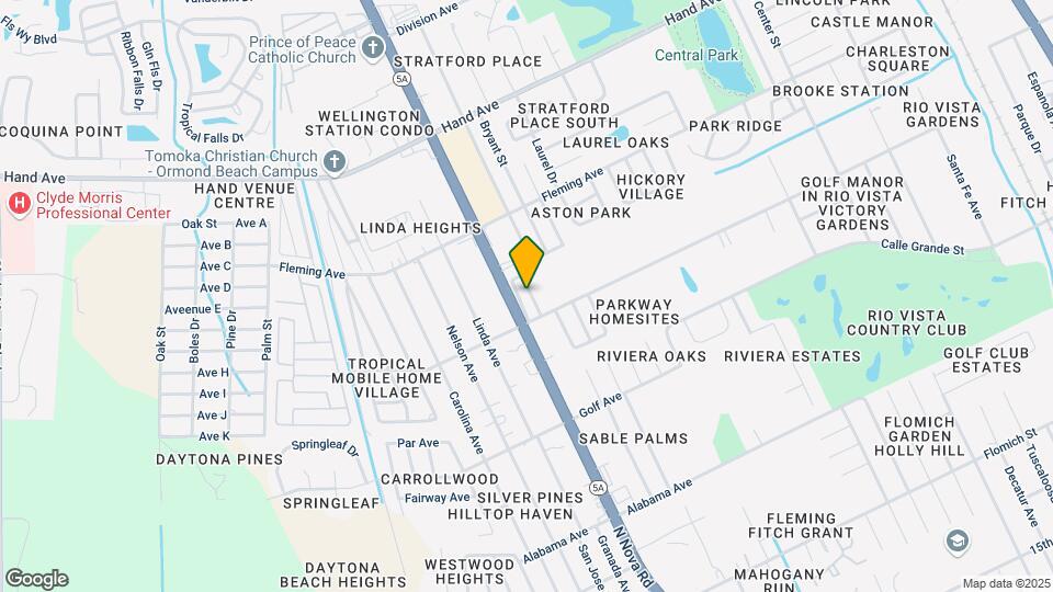 955 S Nova Rd Map and Location Details
