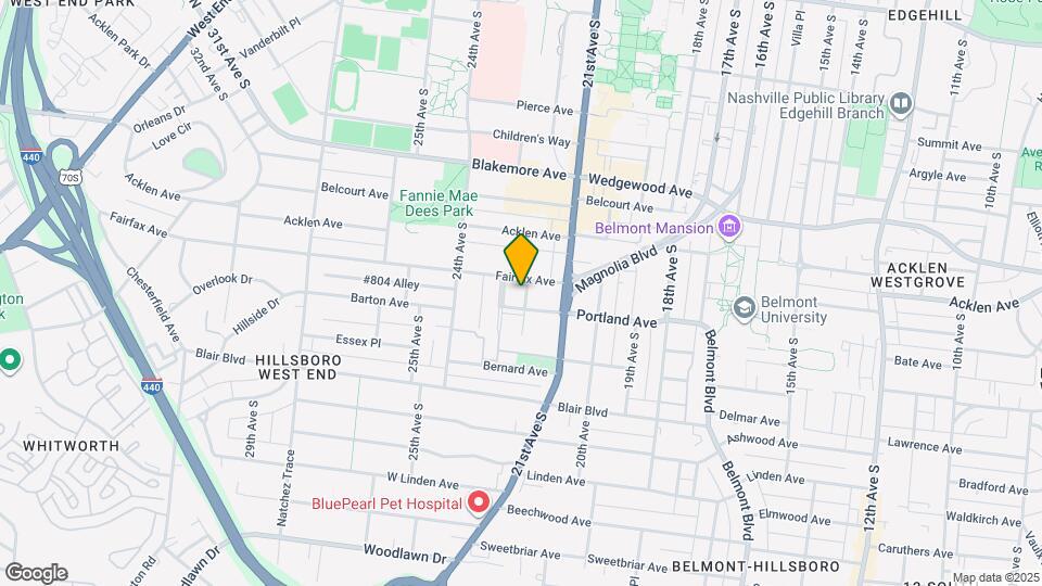 2121 Fairfax Ave Mapa y Detalles de la Ubicación