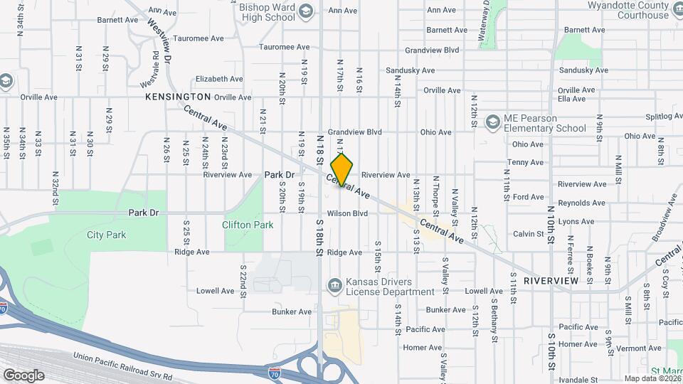 15 S 17th St Map and Location Details