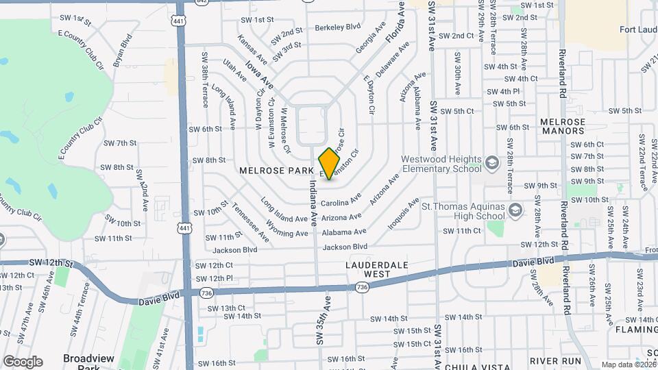 941 E Dayton Cir Mapa y Detalles de la Ubicación