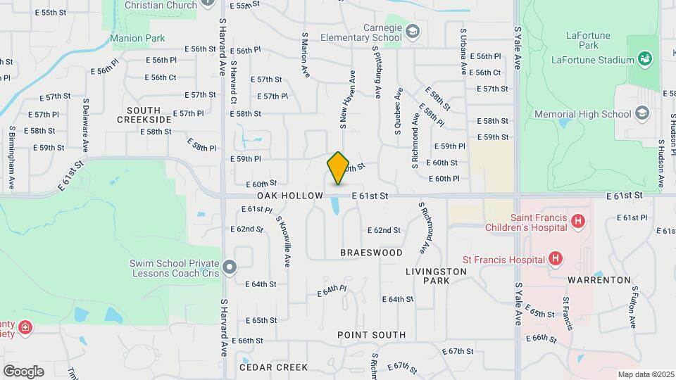 3906 E 60th Pl Mapa y Detalles de la Ubicación