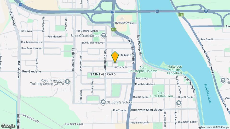 331-341 Lebeau Rue Map and Location Details