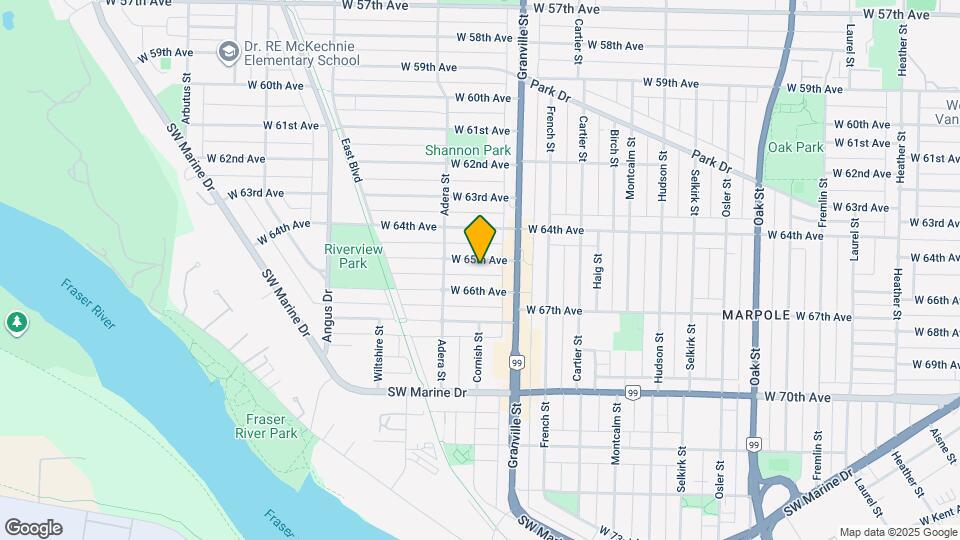 1542 W 65th Ave Map and Location Details