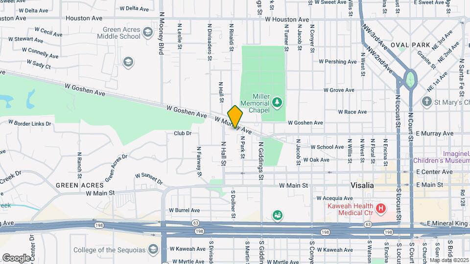 451 N Park St Map and Location Details