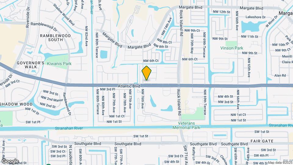 7605 W Atlantic Blvd Map and Location Details