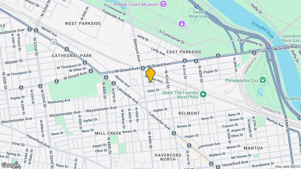4311 Wyalusing Ave Map and Location Details