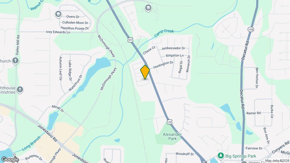 1317 Bass Ln Map and Location Details