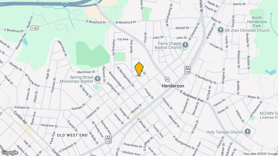 410 Young St Map and Location Details