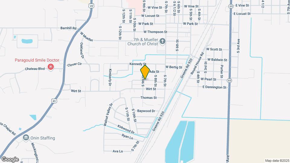 816 W Howell St Map and Location Details