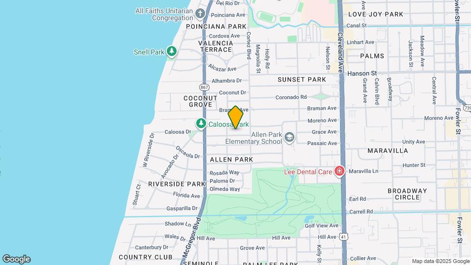 1531 Grace Ave Map and Location Details