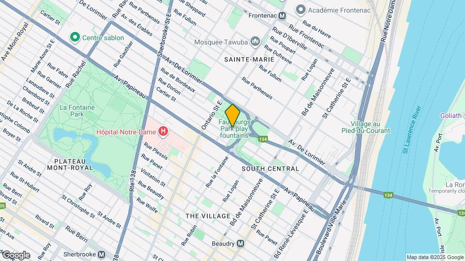 1820-1830 Dorion Map and Location Details