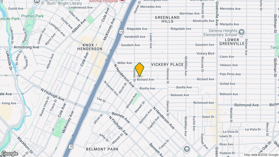 5217 Richard Ave Map and Location Details