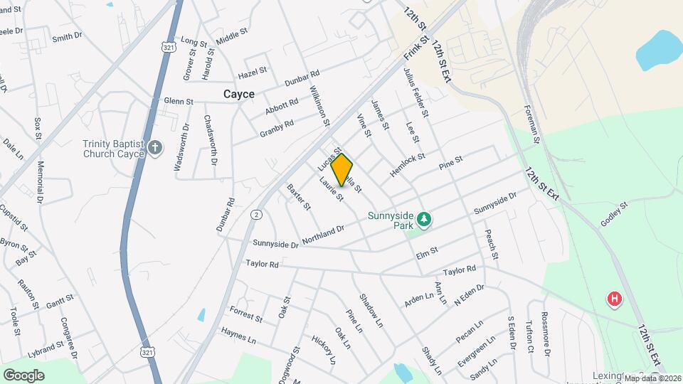 2327 Laurie St Map and Location Details