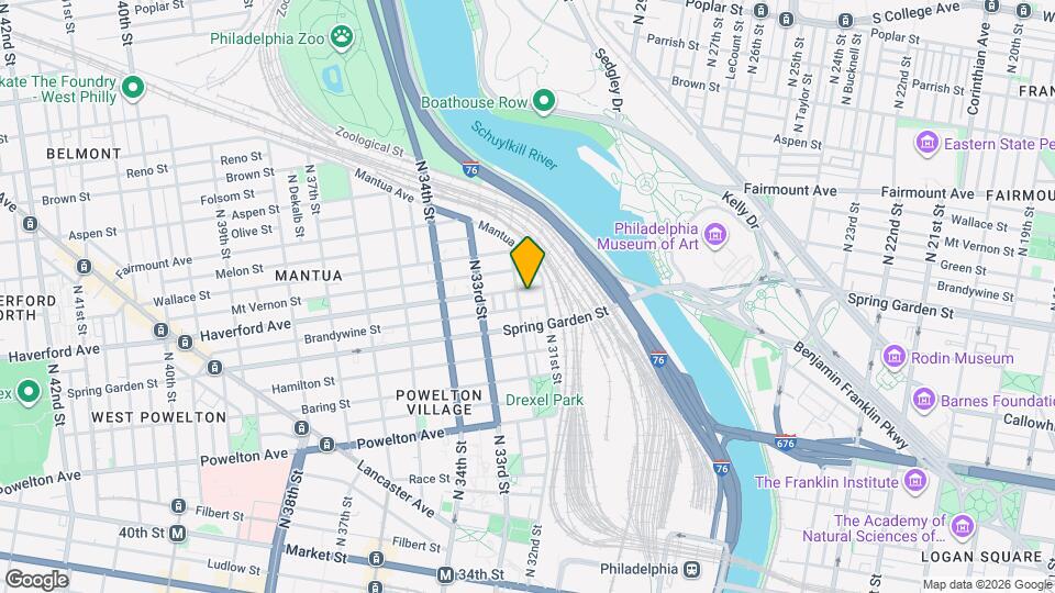 3120 Haverford Ave Map and Location Details