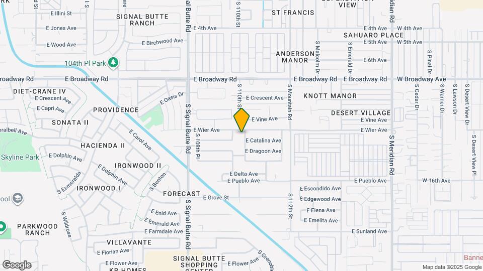 616 S 110th Pl Map and Location Details