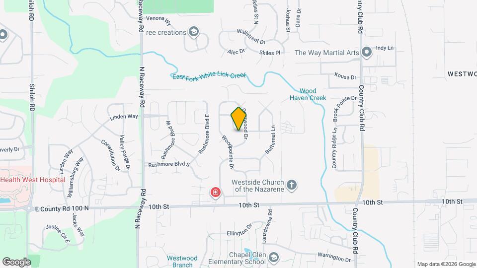 8819 Timberwood Dr Map and Location Details