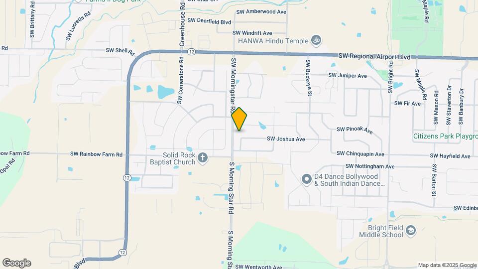 4204 SW Heartwood Cove Map and Location Details
