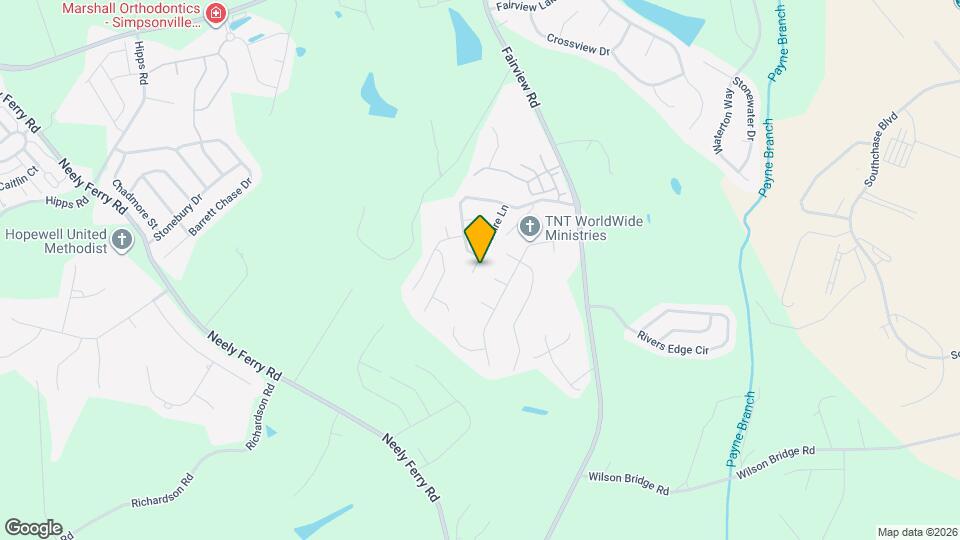 101 Kirkshire Ln Mapa y Detalles de la Ubicación