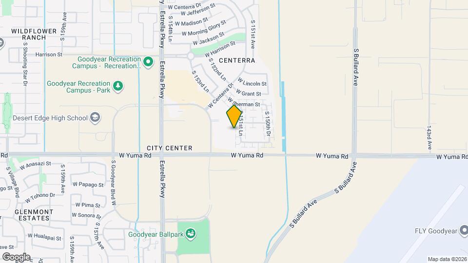 1020 S 151st Ave Map and Location Details