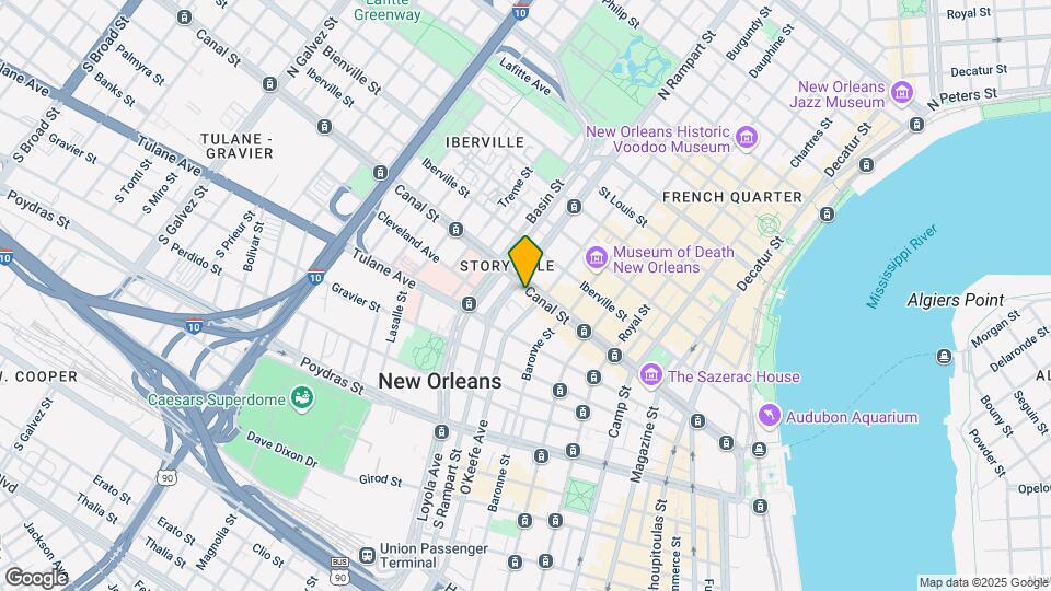 1016 Canal St Map and Location Details