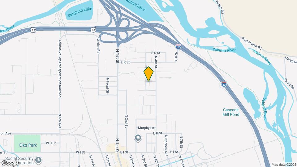 304 E P St Map and Location Details