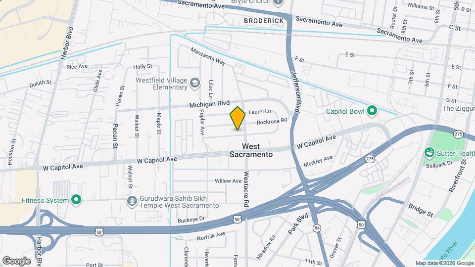 1710-1712 Madrone Ave Map and Location Details