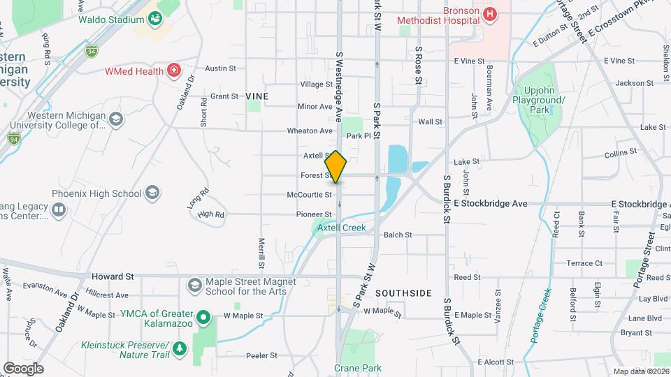 1320 S Westnedge Ave Mapa y Detalles de la Ubicación