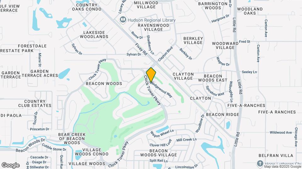 13009 Wedgewood Way Map and Location Details